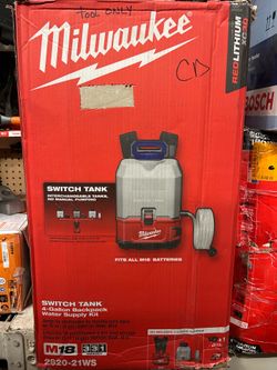 Milwaukee m18 switch tank 4 gallon backpack water supply