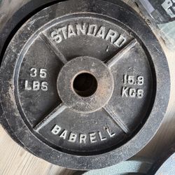 2 35 Lb Plates Weight