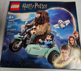 LEGO Harry Potter Hagrid & Harry's Motorcycle Ride Building Toy 76443