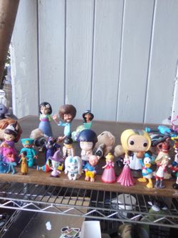 Mixed Lot of Character Figurines and Toys