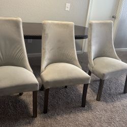 Gray Long Back Chair