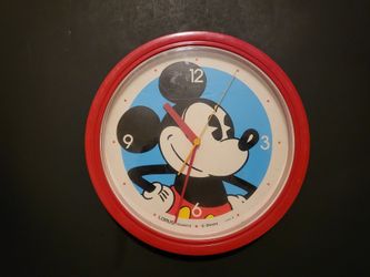 Mickey Mouse Clock. Vintage Tochigi Tokei
