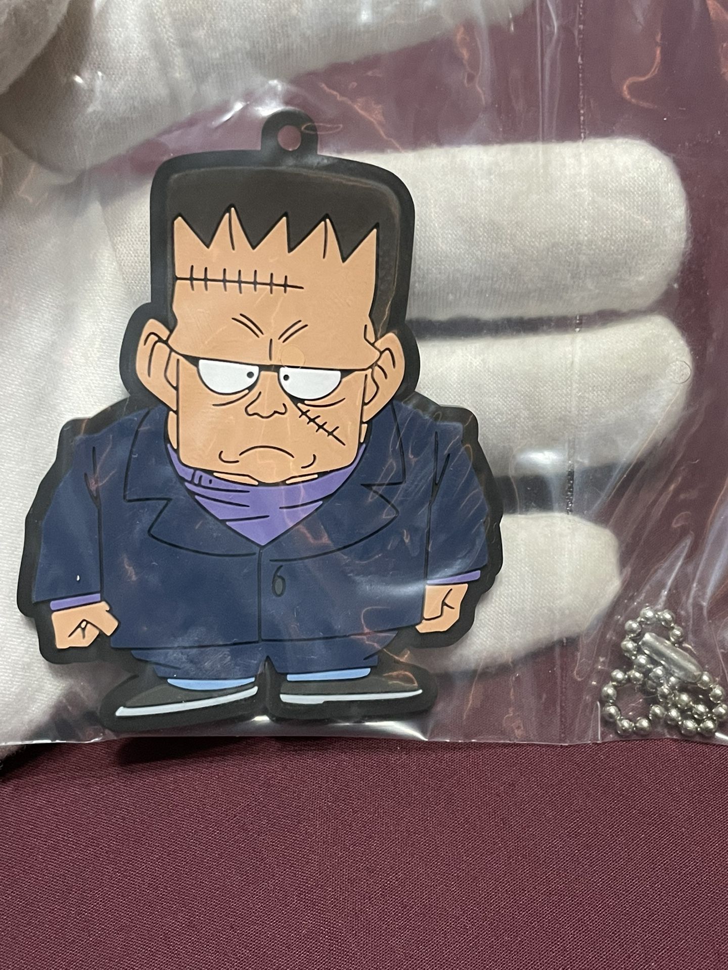 Ichiban Kuji Dragon Ball II F Prize Rubber Keychain Strap Japan Android No.8