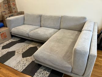IKEA Nockeby sectional sofa with left chaise