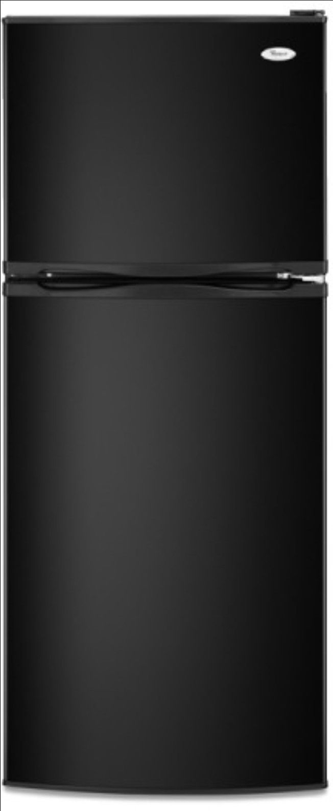 Whirlpool Refrigerator 9.7 Cubic Feet Cu Ft Black