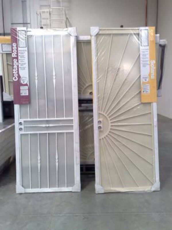 36" x 96" security door