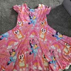 Size 4 Bluey And Bingo Dress