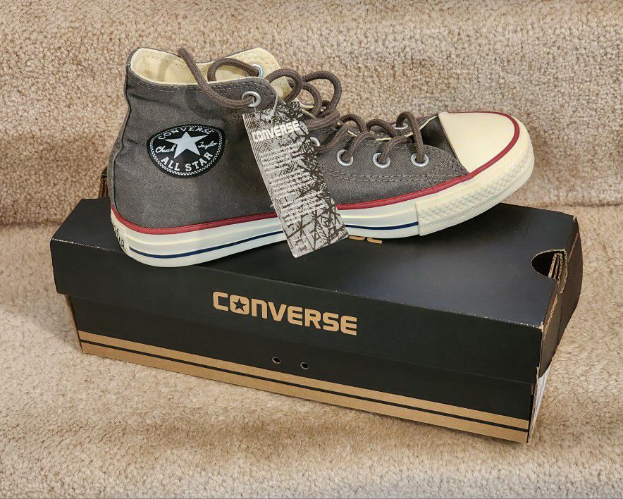 CONVERSE Charcoal Unisex High Top 5.5 M W Brand New for Sale in Scarsdale, OfferUp