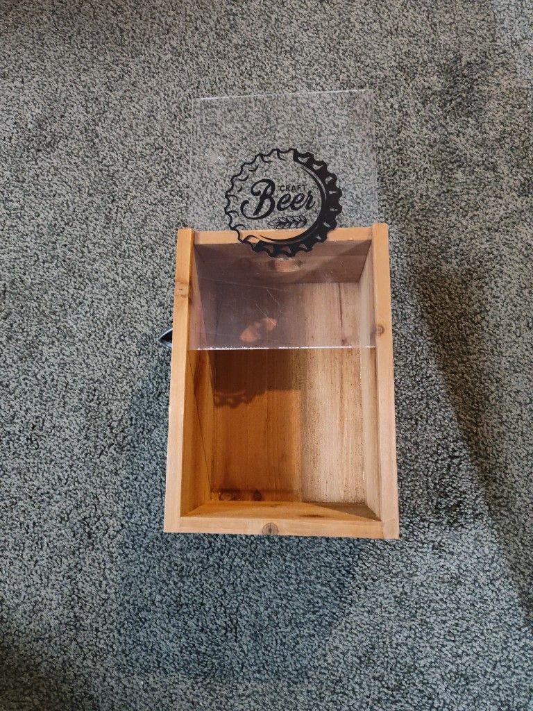 Bottle Cap Opening Storage Decor For Man Cave