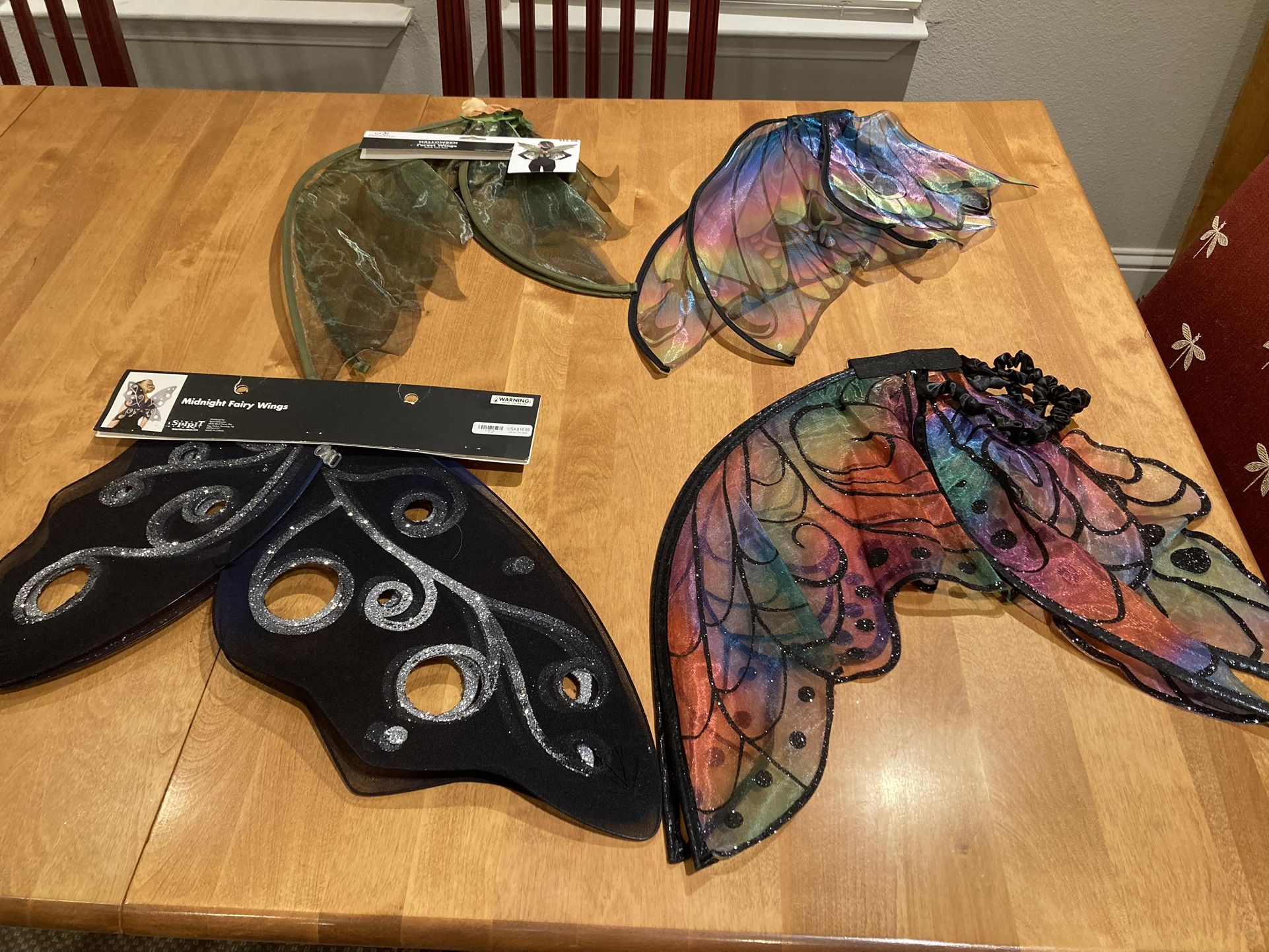 5 Sets Of Fairy Wings