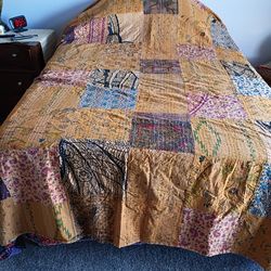 Handmade in india full or Queen bedspread