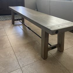 Pottery barn Bench 