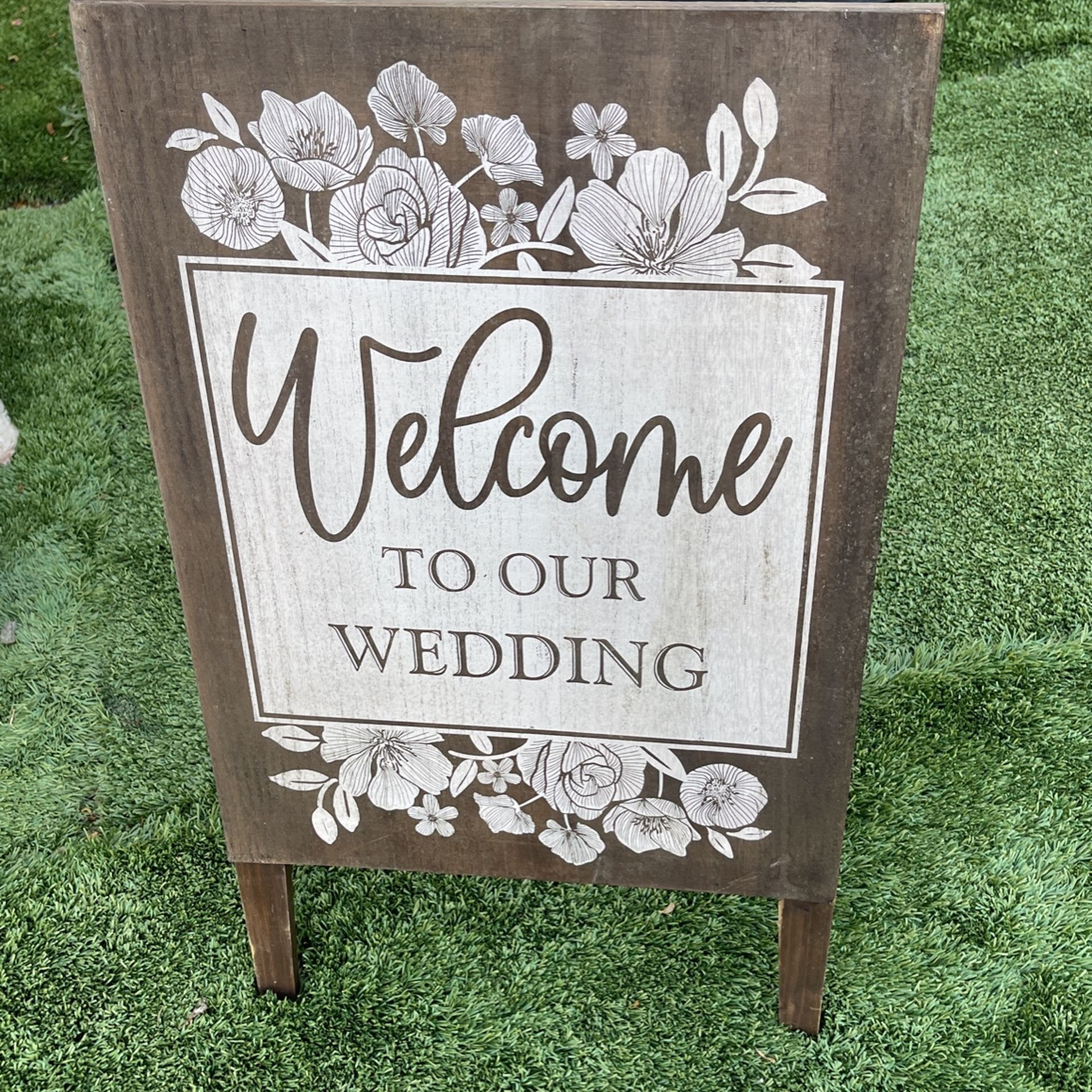 Wedding sign