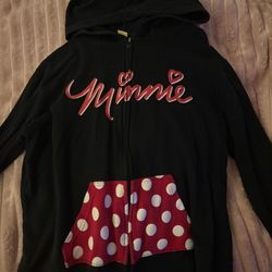 Original Disney Minnie Mouse Zip Up Sweatshirt