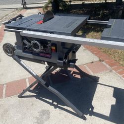 Table Saw Craftsman Table Saw 10 Inch Blade Table Saw Tool Folds MAKE AN OFFER!
