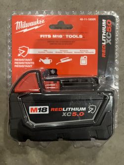 Milwaukee Red Lithium XC5.0 M18 Battery