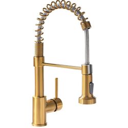 New in Box Gold Kitchen Faucet