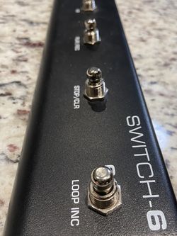 TC Helicon Switch 6 Amplifier Footswitch
