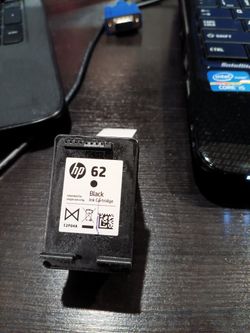 New HP 62 Black