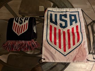 USMNT USA Soccer Match Scarf & Drawstring Bag – 2017