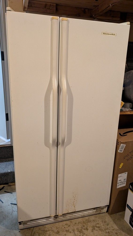 Side By Side Kitchenaide Refrigerator 