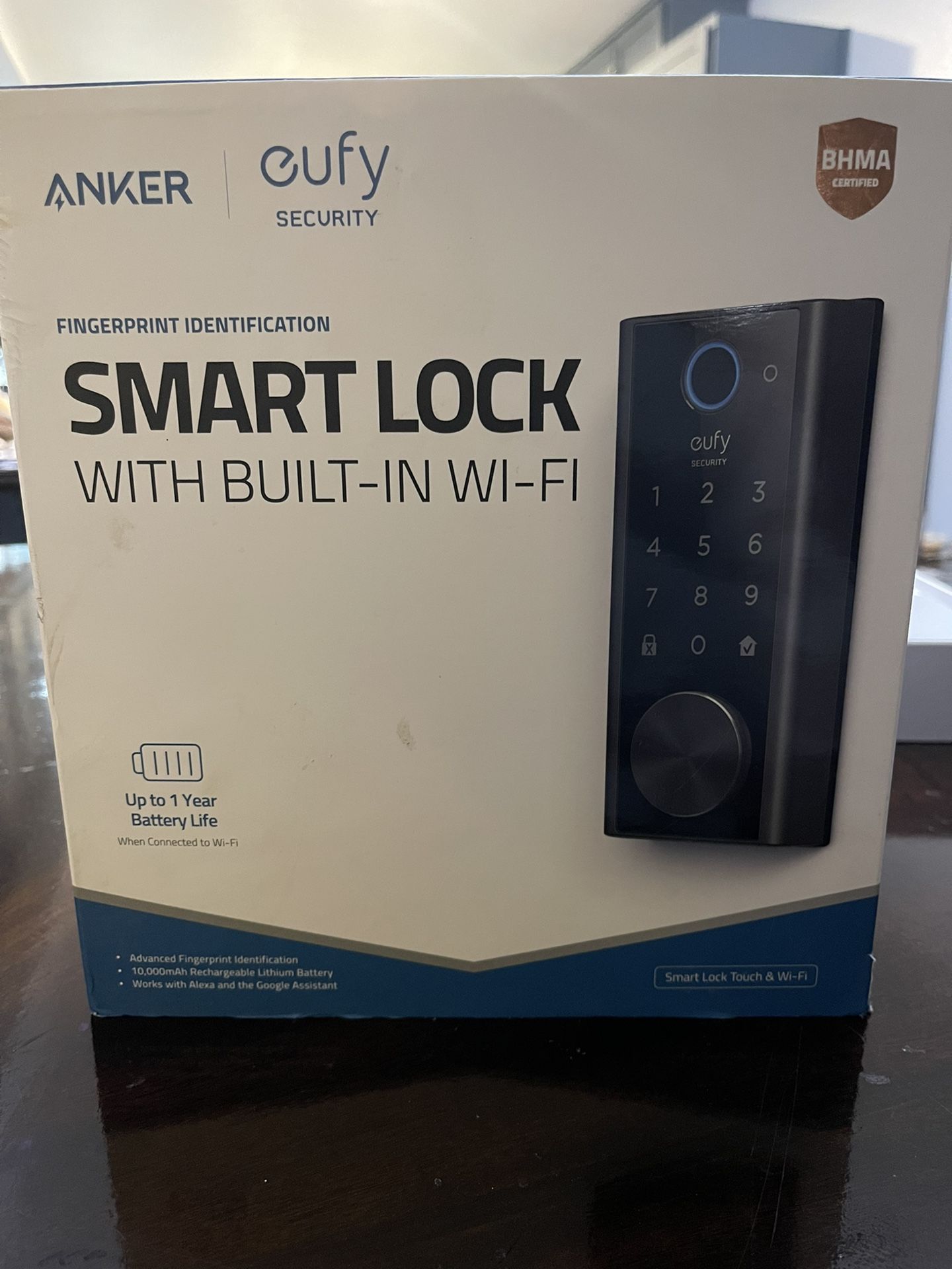 eufy Security Smart Lock Touch, Fingerprint Keyless Entry Door Lock