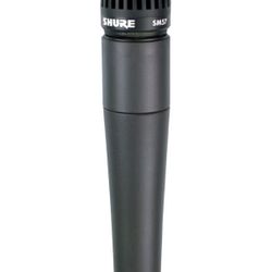 Shure SM57 Professional XLR Dynamic Microphone - Cardioid Mic for Instruments, Amplifiers, Drums & Live Performance Recording (SM57-LC)