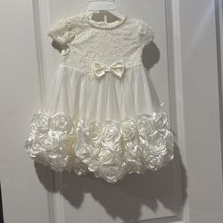 18 Months White Dress