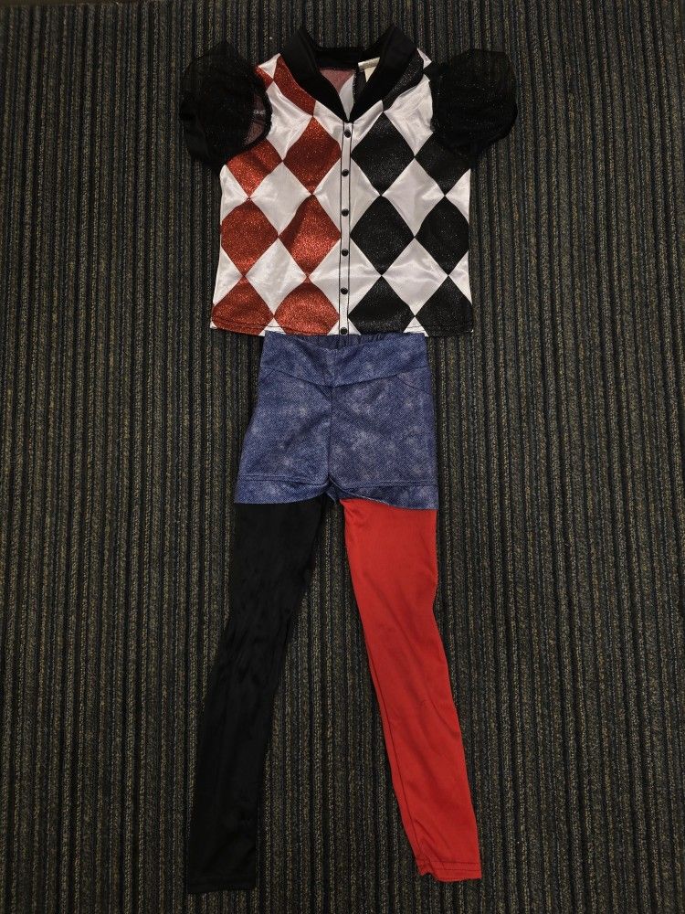 DC Superhero Girl's - Harley Quinn Costume Small 4-6