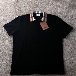 Burberry polo collar