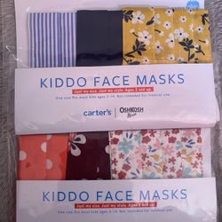 Carter’s Brand Girls Face Masks