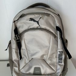 PUMA Backpack Challenger 2 Tan Pockets Reflective Compression Straps