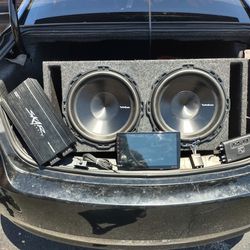 Fosgate P3D2With Amplifier And Android 11 Radio 