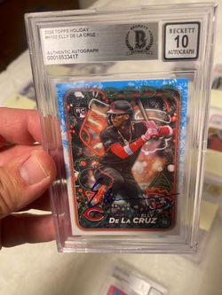 2024 Topps Holiday Elly de La Cruz auto