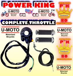 Motorized bike complete throttle