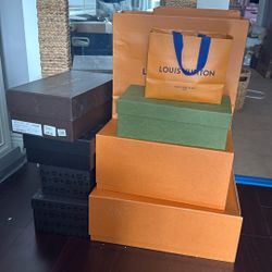 Designer Empty Purchasing Bag And Box 