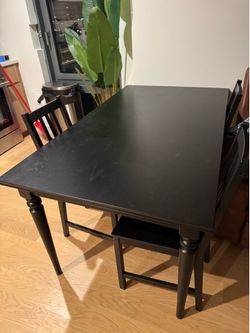 IKEA table with 4 chairs
