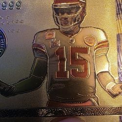 Patrick Mahomes Gold $100
