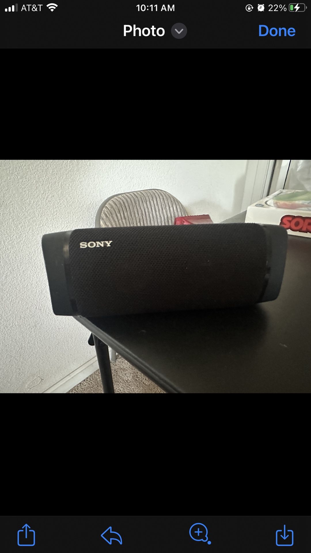Sony SRS XBSS Speaker