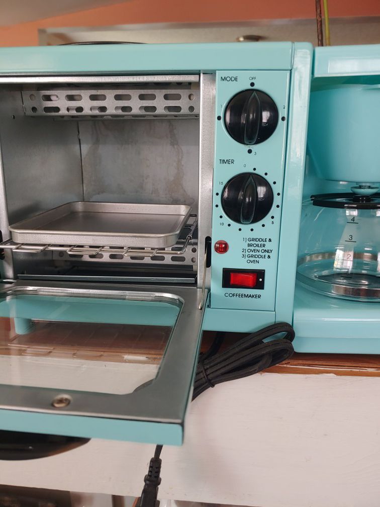 Oven with coffee maker