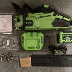 Greenworks 16in Electric Chainsaw - New Open Box