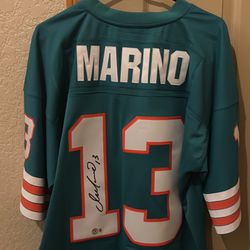 Signed Dan Marino Jersey