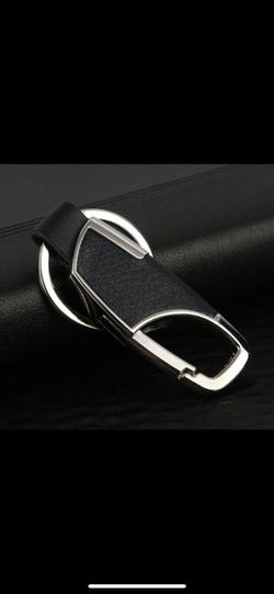 Leather keychain