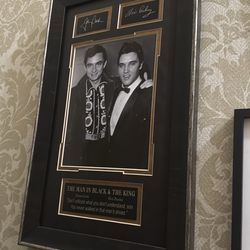 Elvis and Johnny Cash art, 20 OBO
