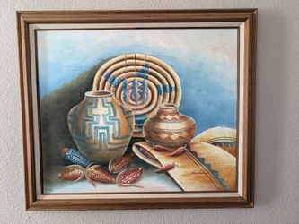 Southwestern oil painting
