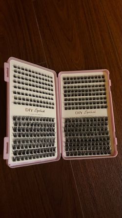 DIY Eyelash Clusters Kit Pink Case