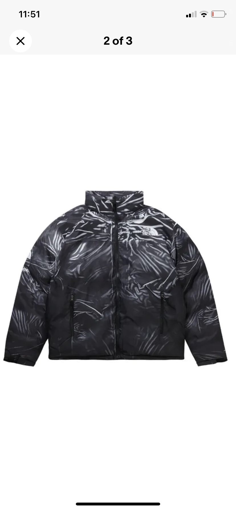 Supreme The North Face Printed Nuptse Trompe L’oiel Jacket Medium