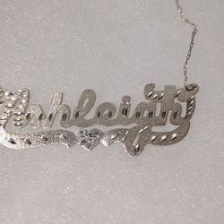 ASHLEIGH STERLING SILVER NECKLACE 22 Inch