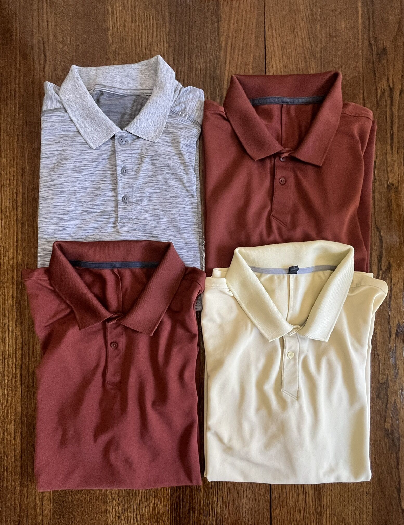 LIKE NEW Lululemon 4 Pc Polo Golf Shirt XXL ( NWT $400)