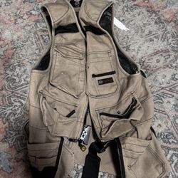 Men Work Vest Pockets Utility Vest Tool Pockets Pro